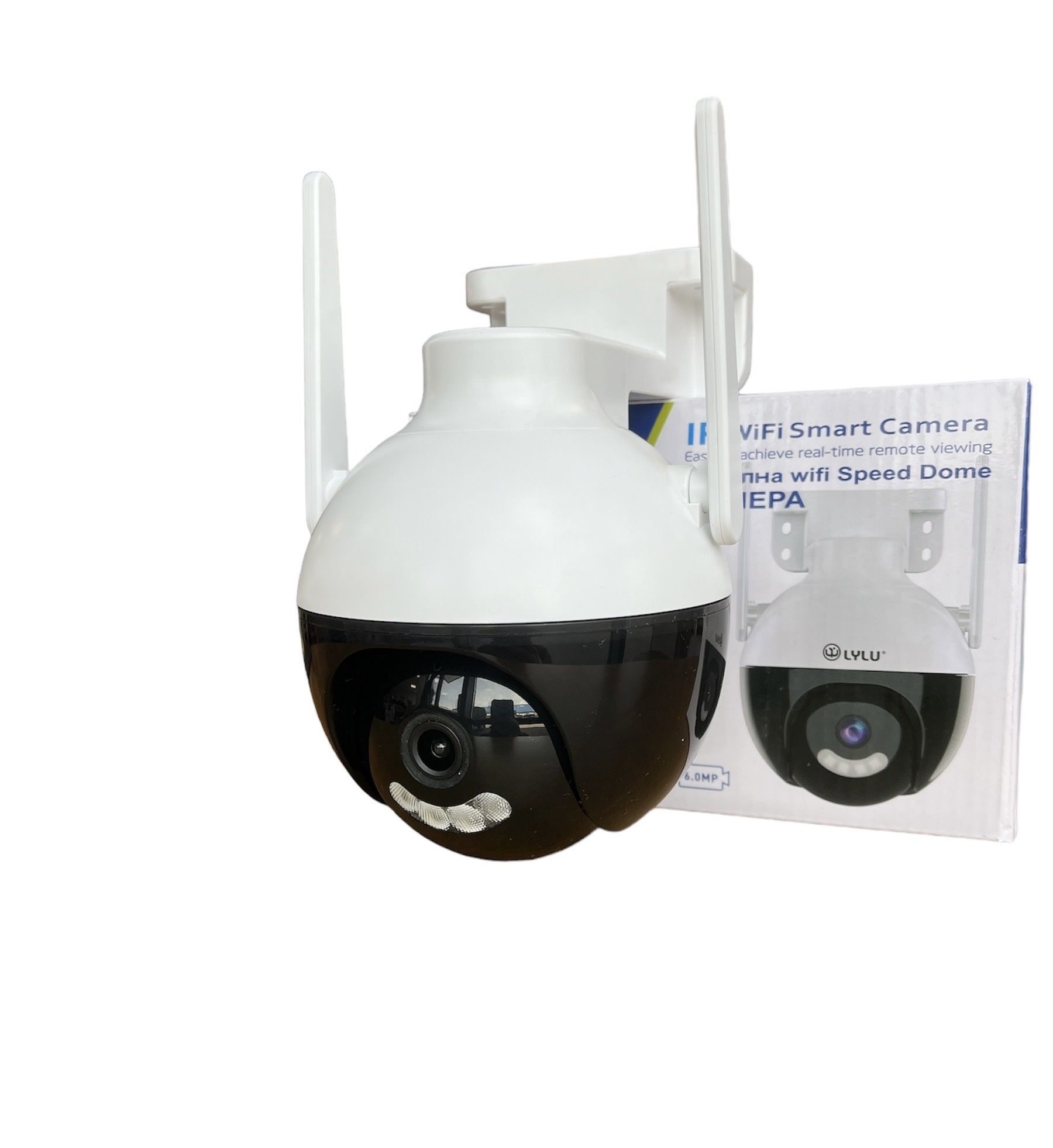ОХРАНИТЕЛНА WiFi КАМЕРА LyLu 6MP Smart Sphere ptz iCSee app