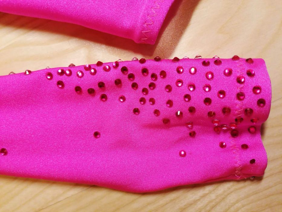 Трико за художествена гимнастика с камъни, ръст - 158-168 см