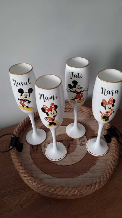 Pahare botez Mickey Mouse