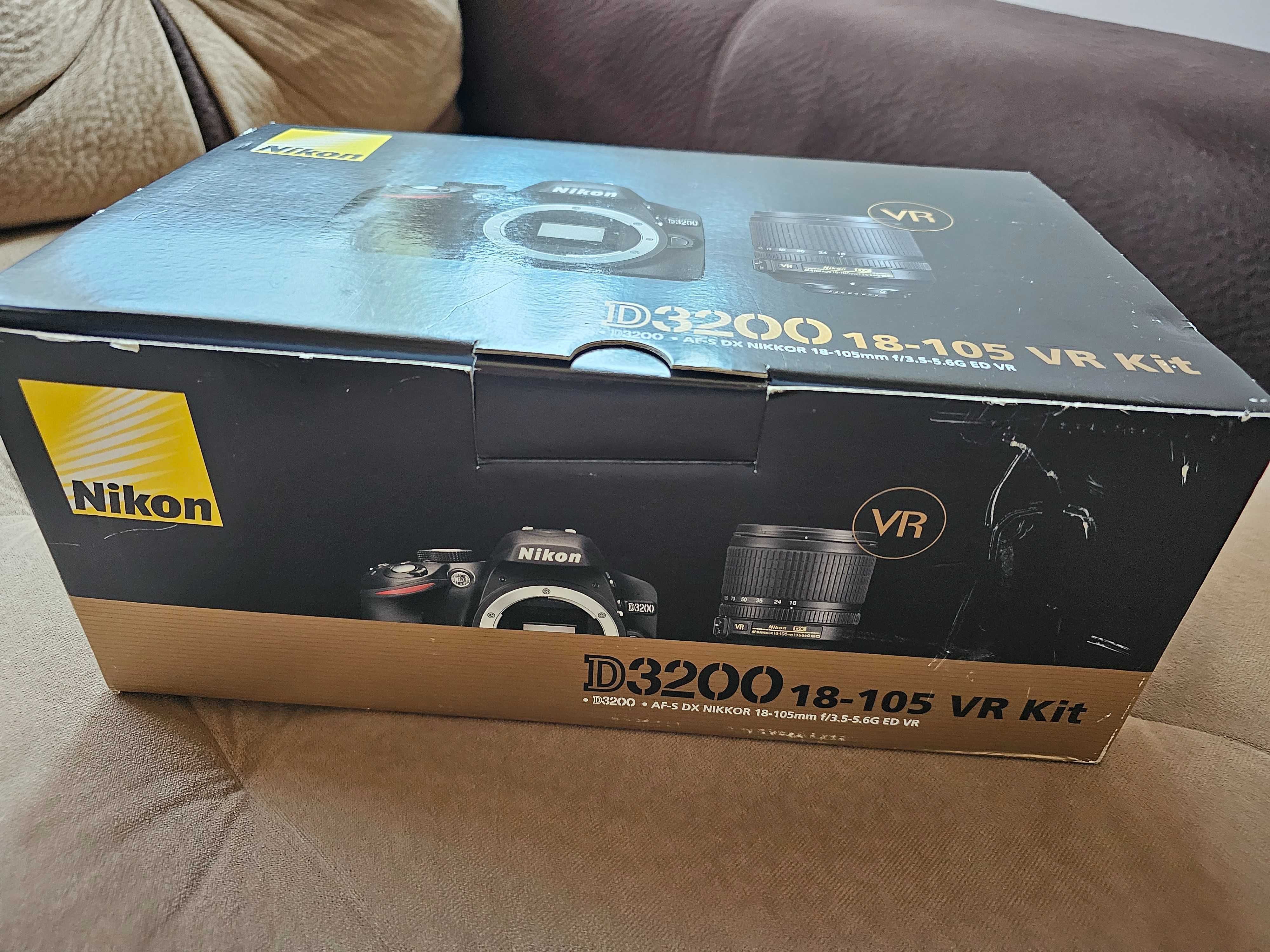 Продавам фотоапарат NIKON3200 (18-105 VR Kit)