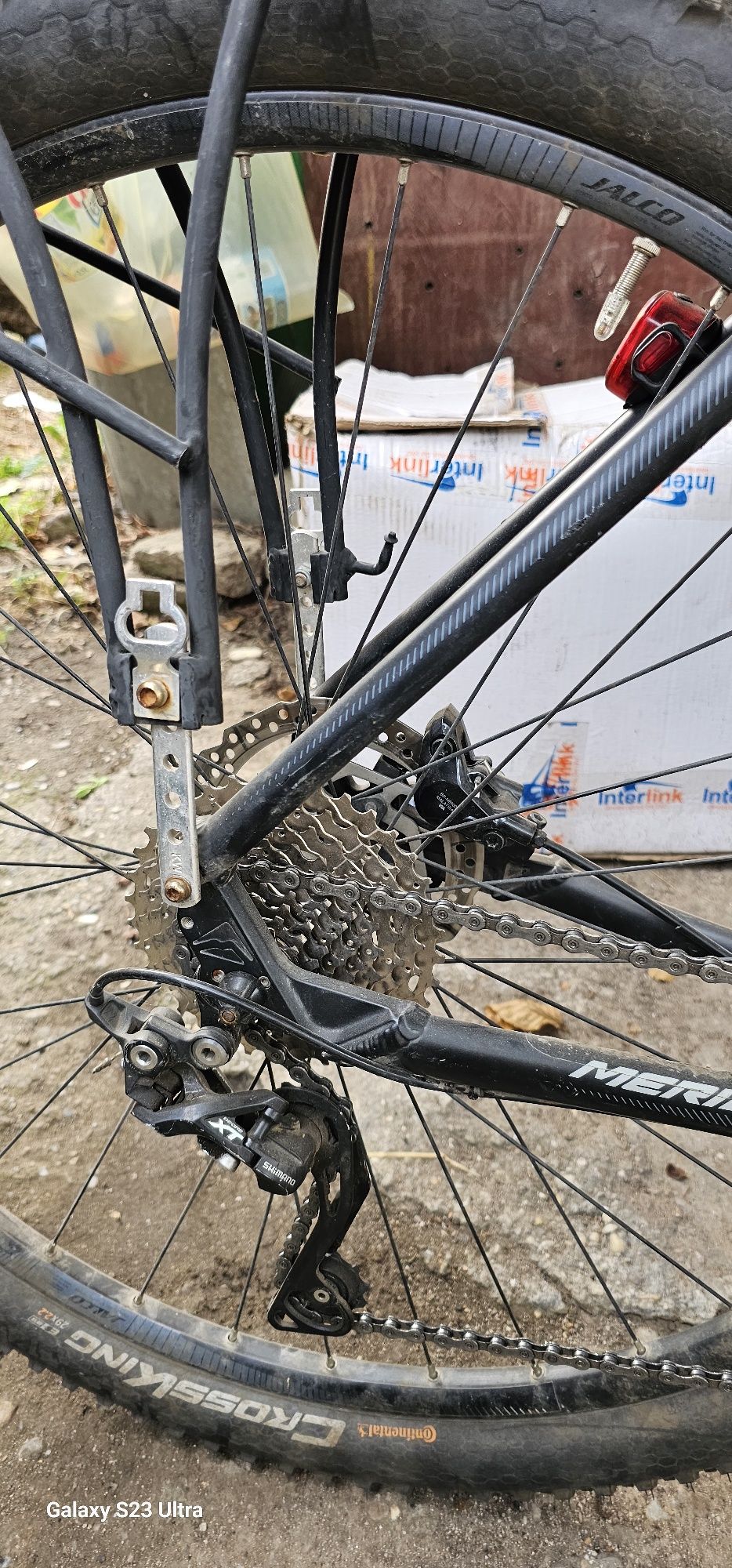 Bicicleta merida big nine xt edition 2x10(în paranteză scrieți mărimea