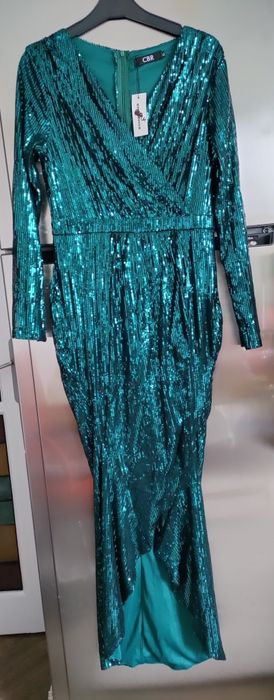 Rochie lunga eleganta paiete S/M