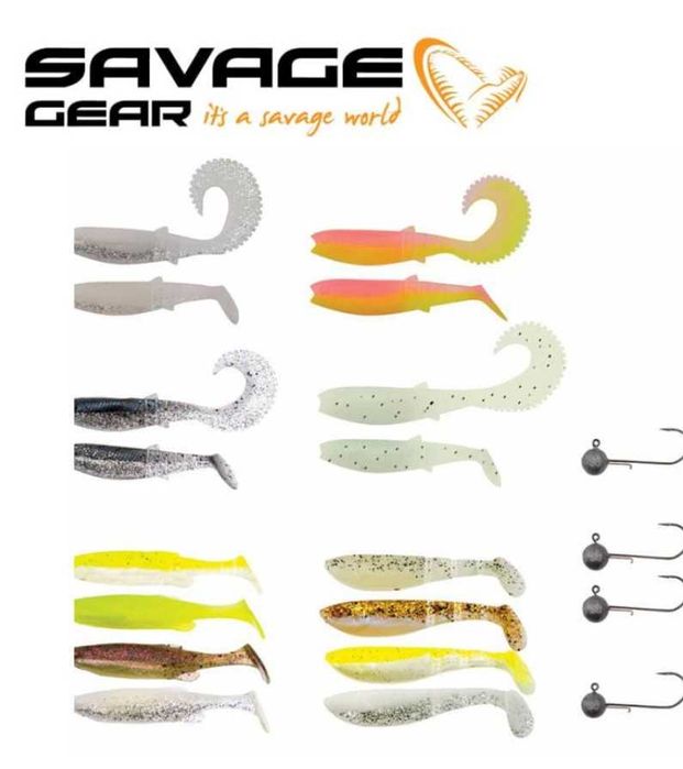 Силиконови примамки Savage Gear Perch Pro Kit М 20 части