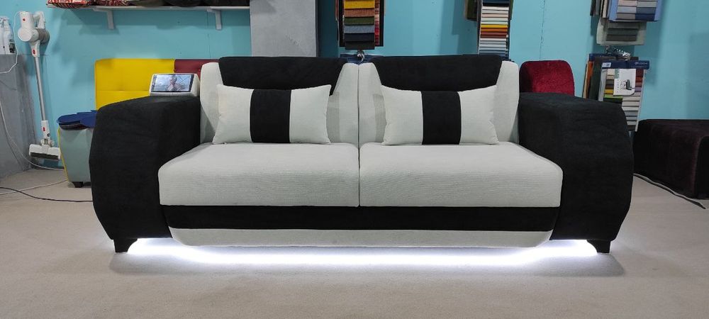 Музыкальный диван с подсветкой для дома офиса