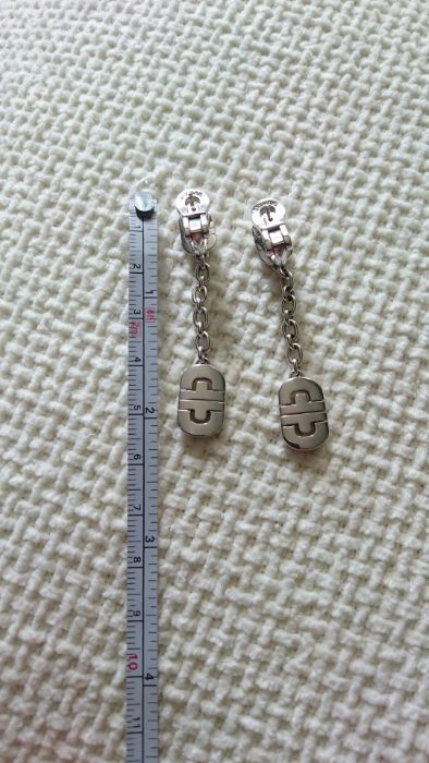 Cercei BULGARI Parentesi aur alb