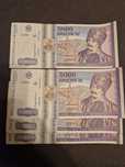 Bancnote vechi 5000 lei Avram Iancu 34buc