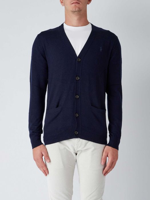 Cardigan bleumarin barbati marimea M (made in Italy)