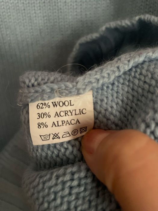 Pulover unisex One per cent 62% lana, L/XL