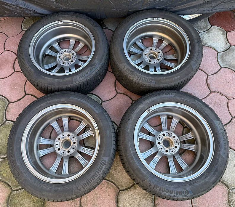 Roti BMW 5 G30 / G31 jante TOP orig style 631 pe 17" + 225 55 17 IARNA