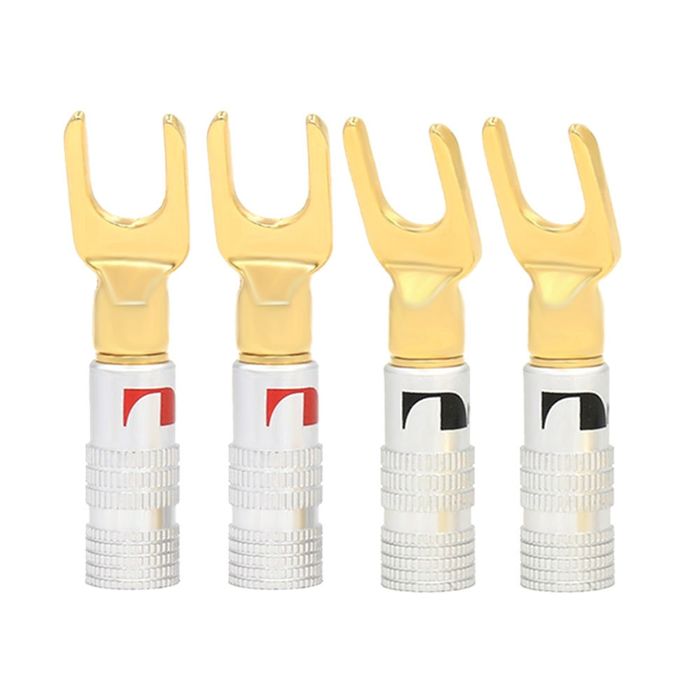 Conectori mufe Nakamichi audio cablu boxe banane conector mufa