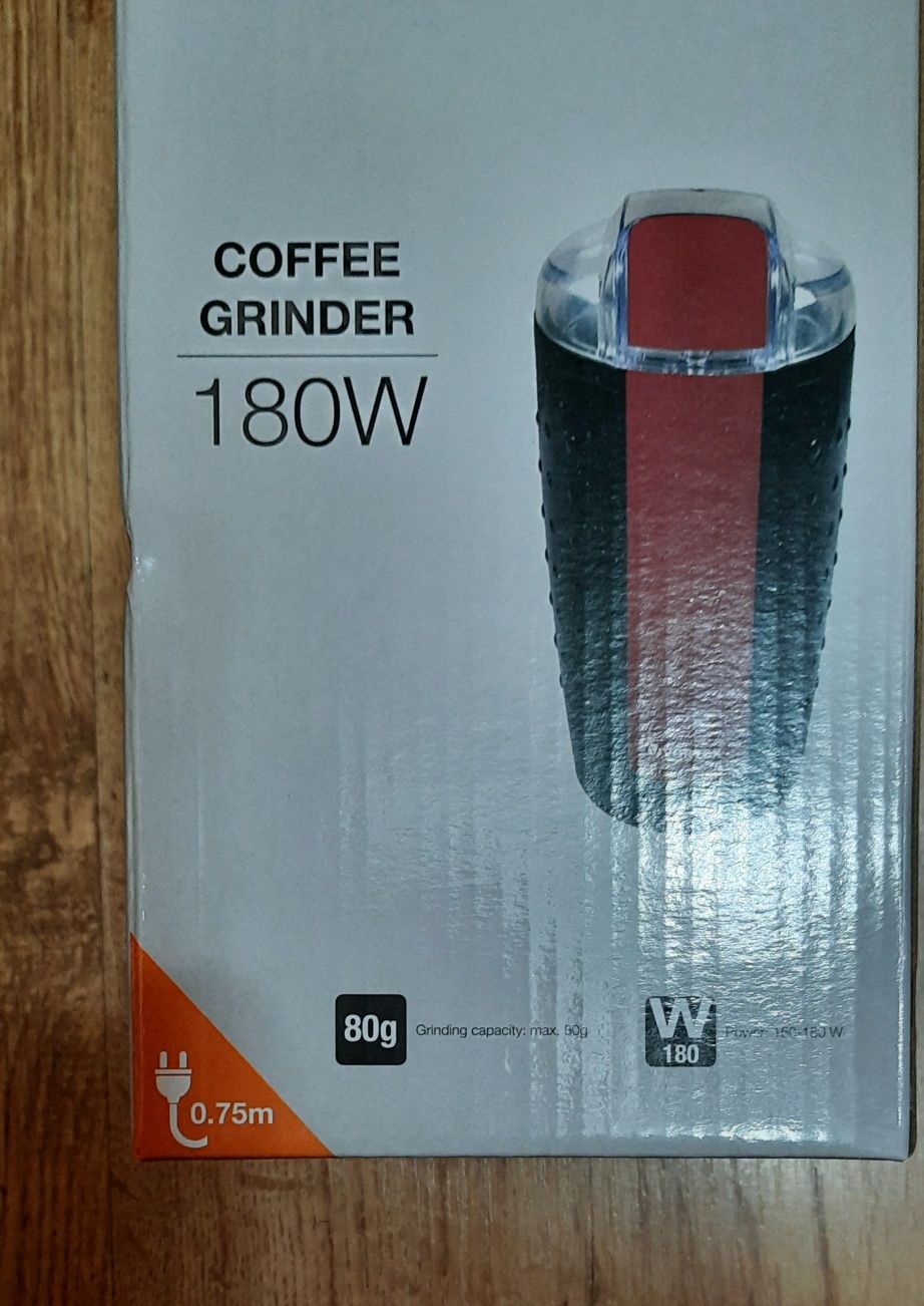 Rasnita de cafea 180 w, 80 g, otel inoxidabil, Nou!