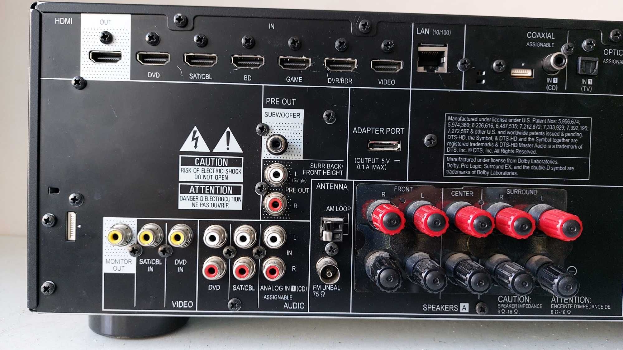 Pioneer VSX 527 muzica HDMI Air Play DLNA USB statie film muzica