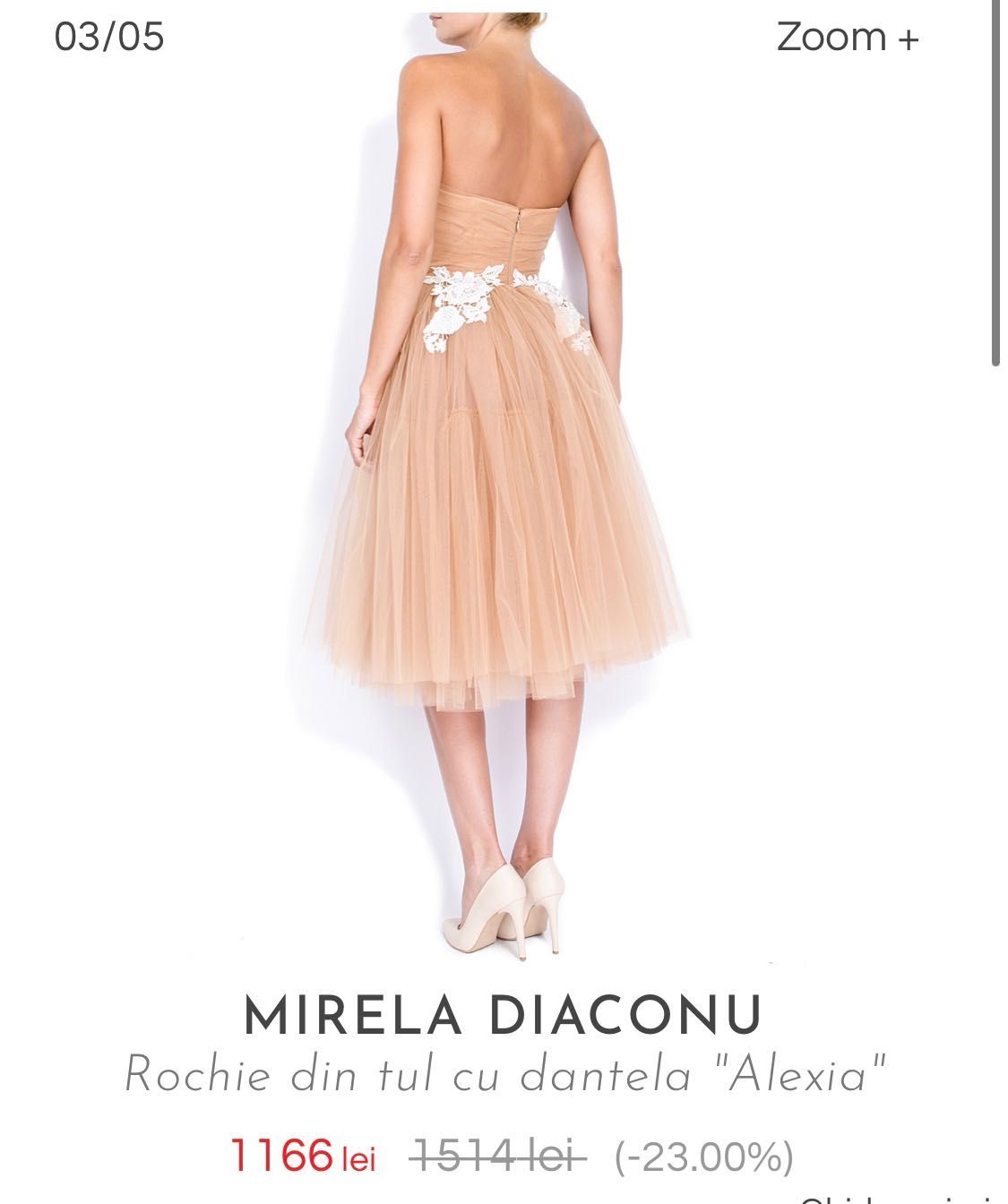 Rochie creatie Mirela Diaconu
