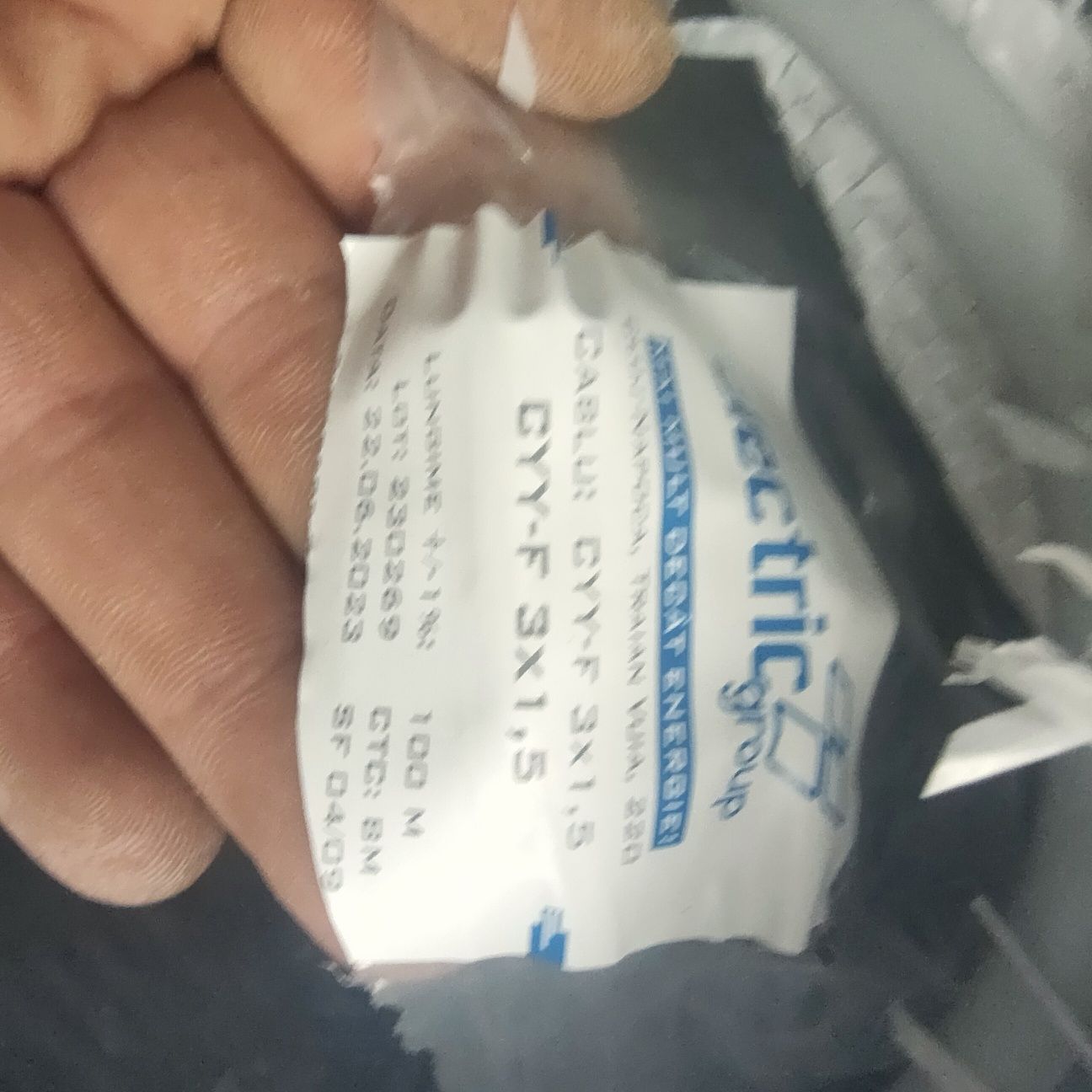 Vind cablu unifilar cupru NYM-J,NYY-J pt instalații electrice,