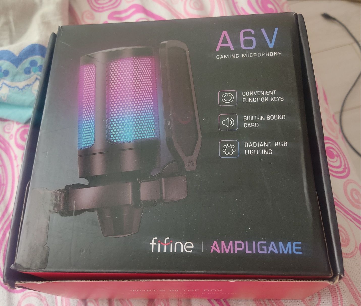 Микрофон fifine a6v ampligame