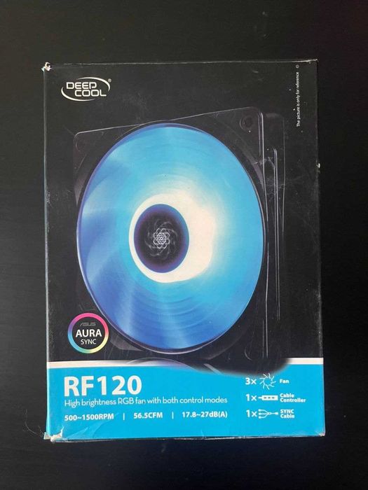 Комплект вентиляторов для корпуса DeepCool RF120, 12cm, Colour LED