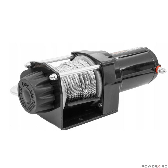 Troliu electric cu telecomanda, 12V, 1130kg, lungime cablu 12m, Verke
