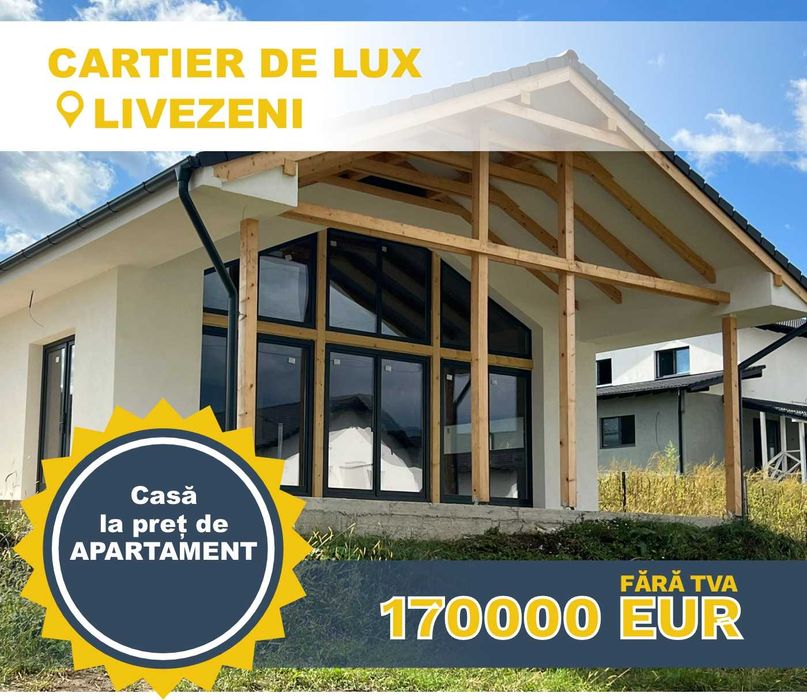 Casă premium la Livezeni - preț de apartament. Confort pentru familie.