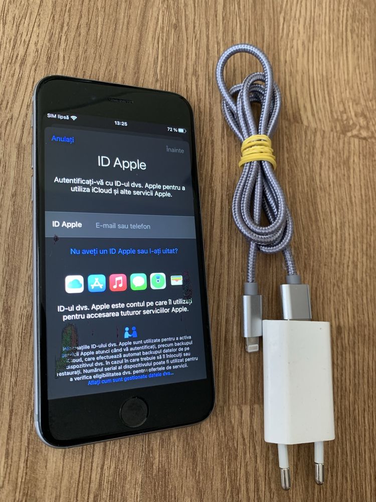 Telefon Apple iPhone 6S perfect functional vine cu incarcator si cablu