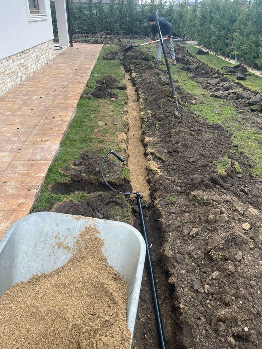 Amenajare spații verzi,Sisteme de irigație automatizat,Fose,Canalizare