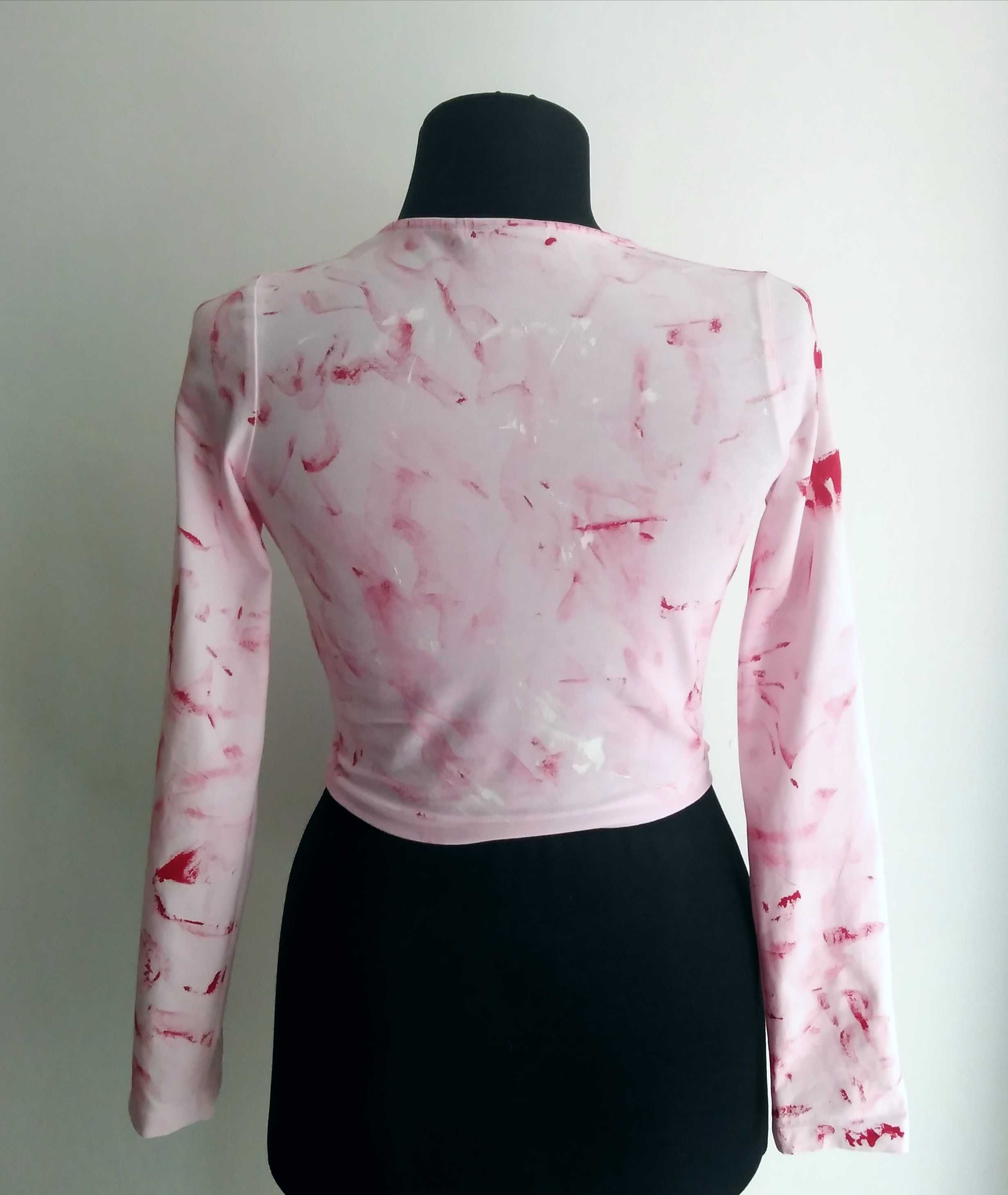 Vand bluza  Asos pictata  - handmade