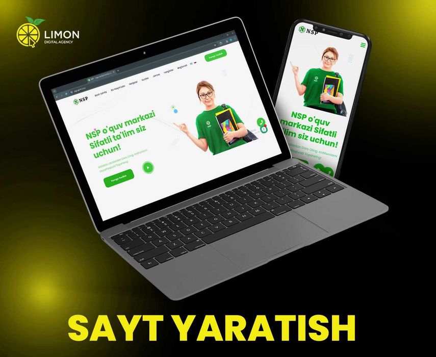 Professional Sayt yaratish — bepul texnik qo‘llab-quvvatlash