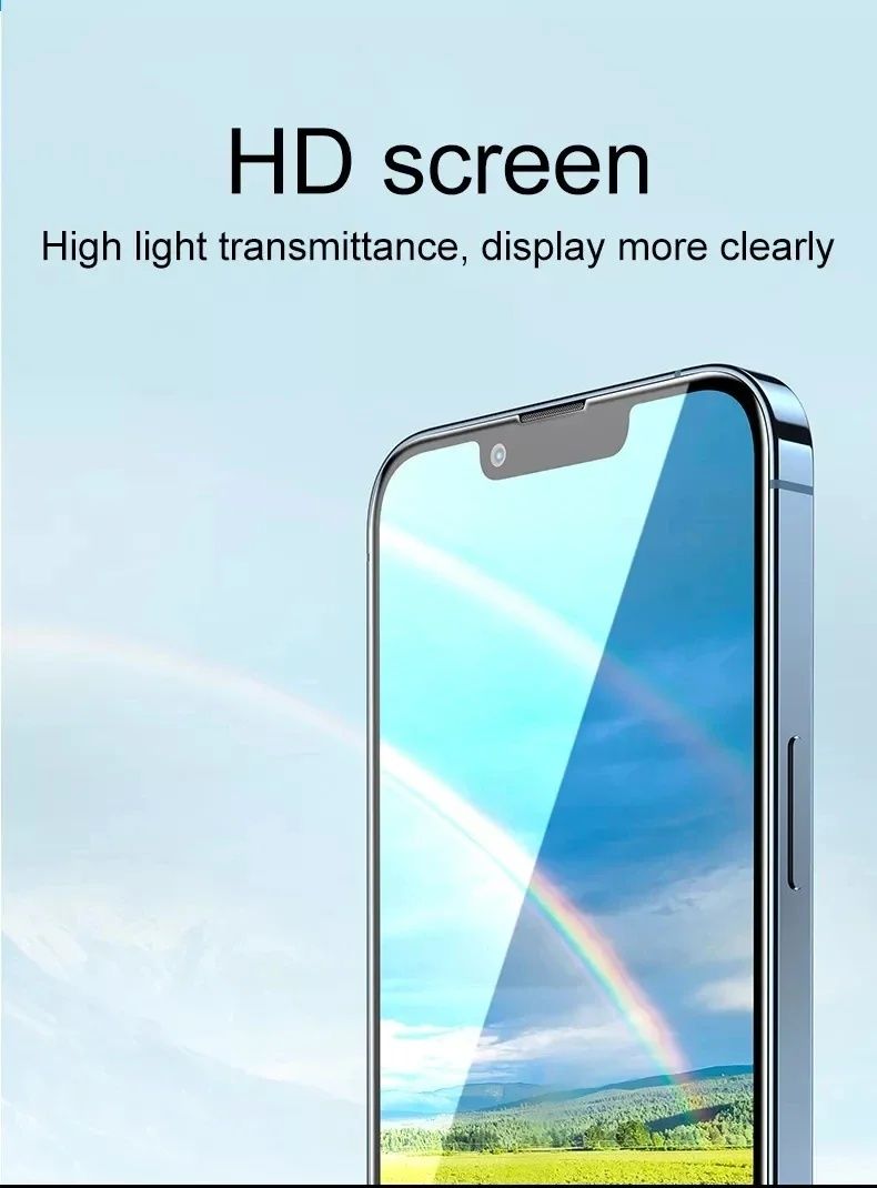 iPhone 16,15,14,13 всички модели 9D стъклен протектор от закалено стък