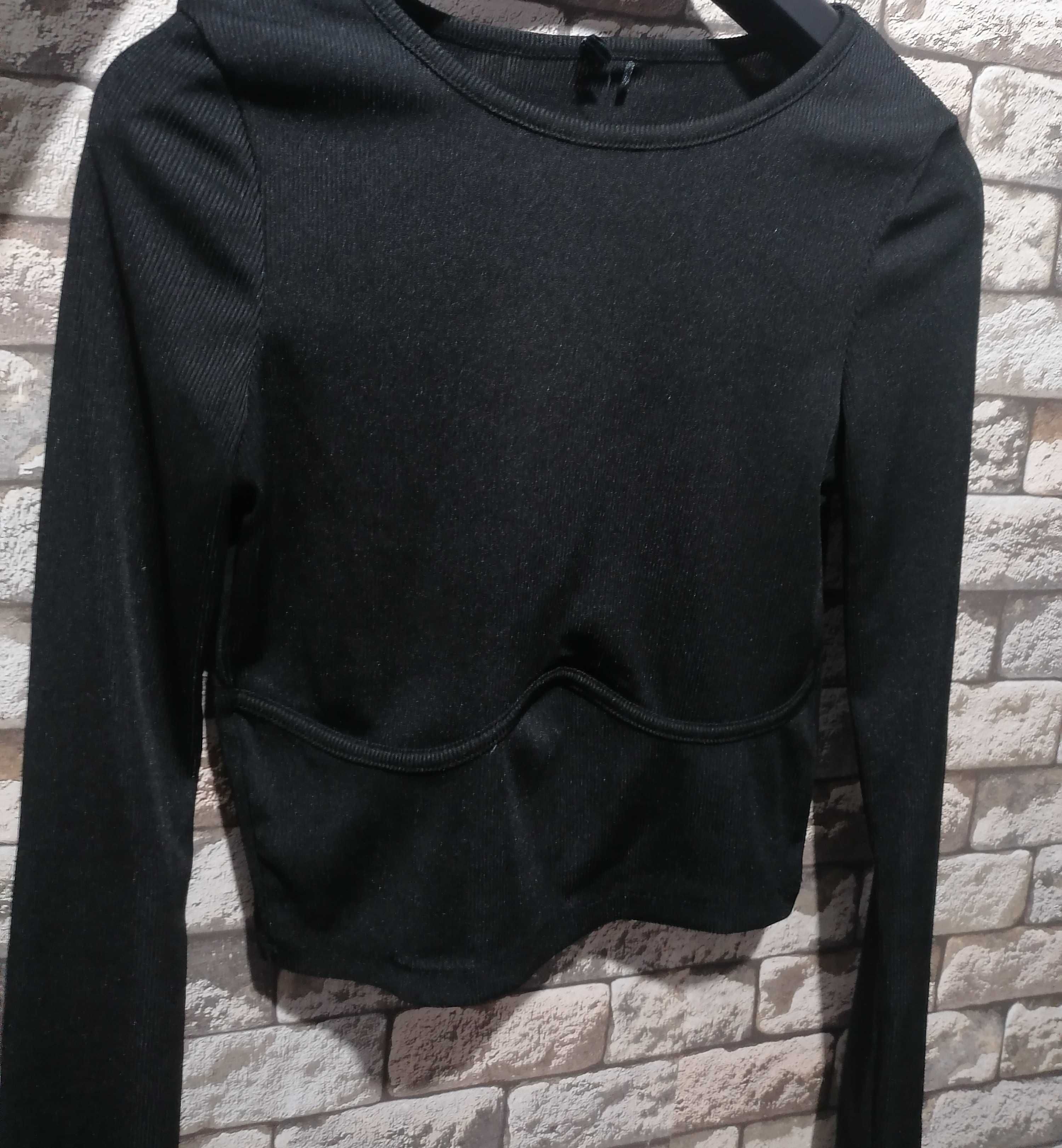 bluza scurta neagra