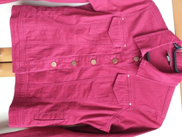 Дамско късо памучно яке