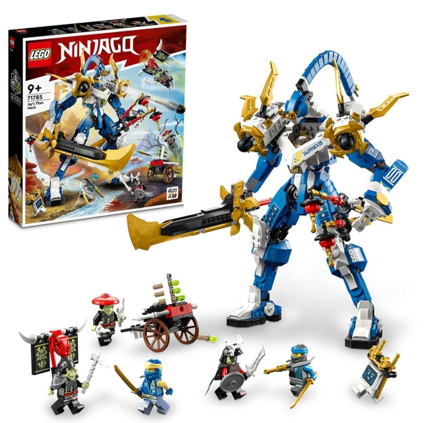 LEGO Ninjago: Robotul Titan al lui Jay 71785, 9 ani+, 794 piese