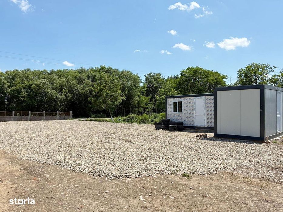 Teren 1637 mp cu 2 containere amenajate langa Barajul Tileagd