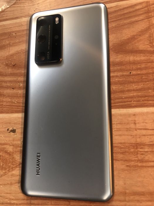 Оригинален заден капак за Huawei P40 Pro сребрист, silver frost