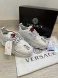 Adidasi VERSACE Chain Reaction White - Produs Nou - Full Box, Unisex