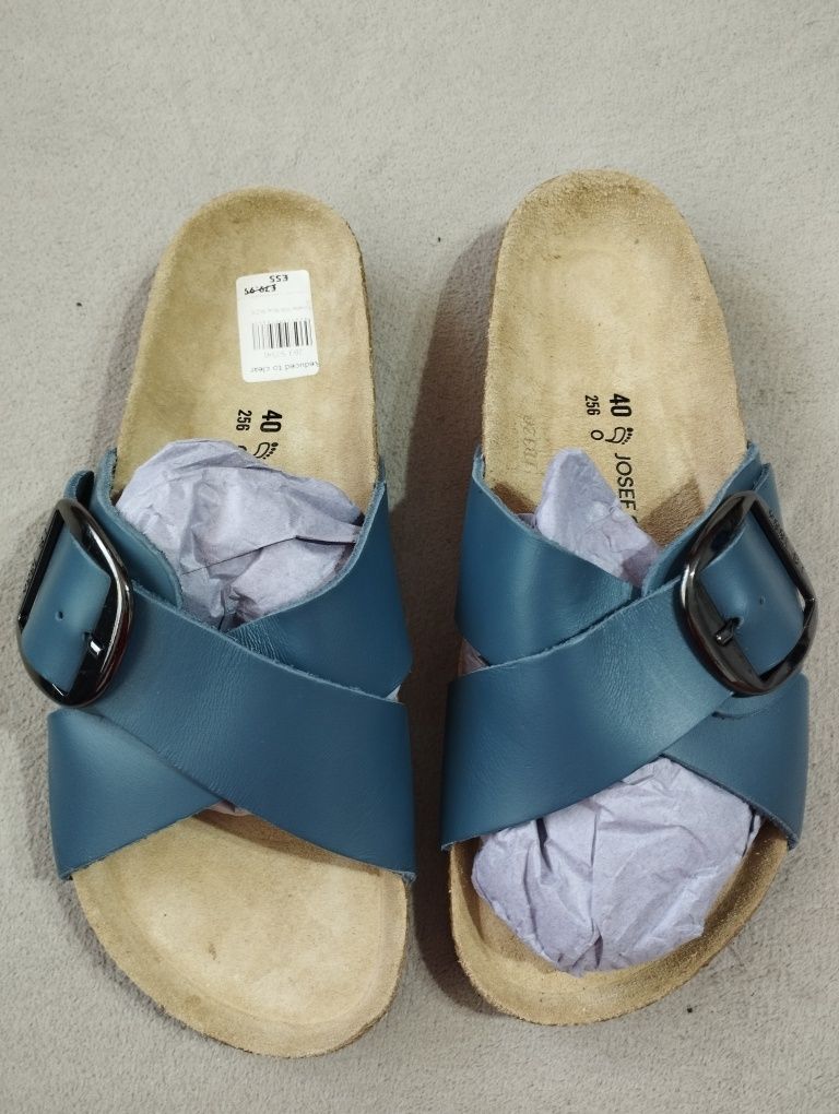 Papuci Josef Seibel Michelle 05 blue măr 40,piele