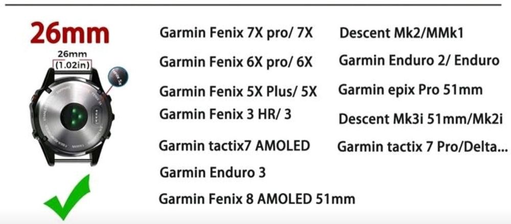 Brățări si folie Garmin fenix 8, 51mm