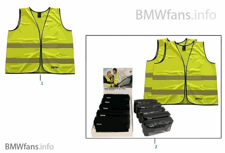 Set 2 veste auto reflectorizante originale Bmw MINI reflectorizantă