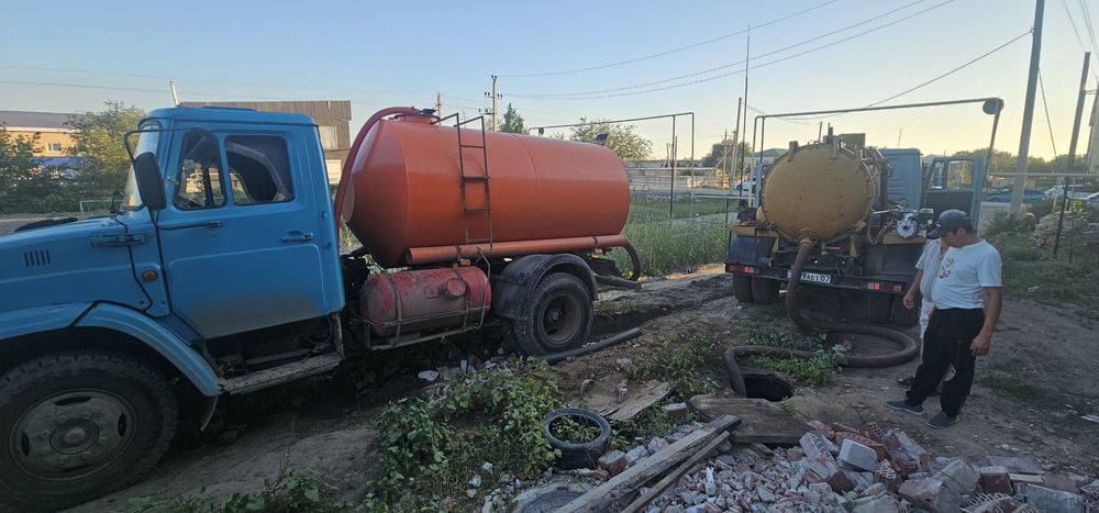 Услуги ассенизатор 24/7 Водовоз-таза су ИЛАСОС откачка септик,туалет,г
