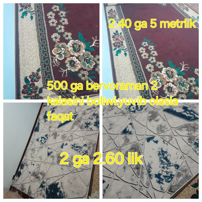 Gilam sotaman arzonga bervoraman