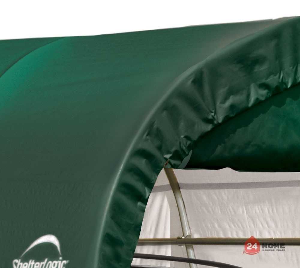 Гараж за автомобил ShelterLogic 3×6.1х2.4 м, овален