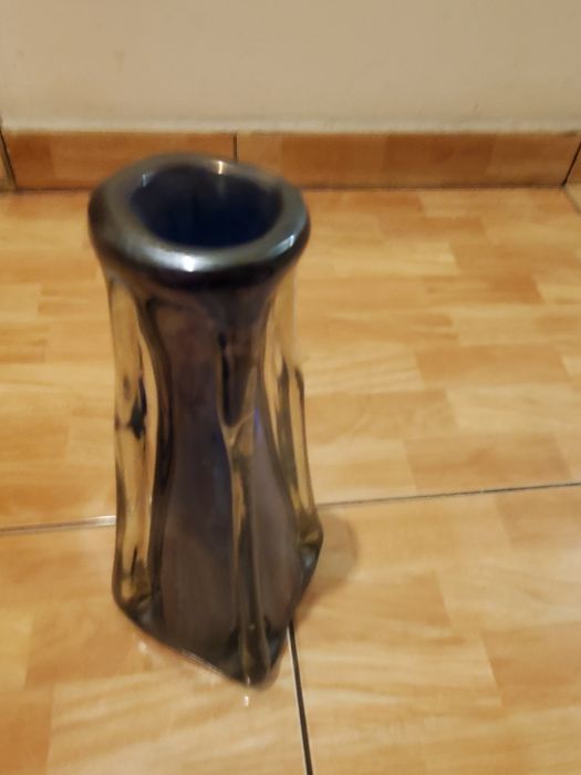 Vază de flori sticla albastră