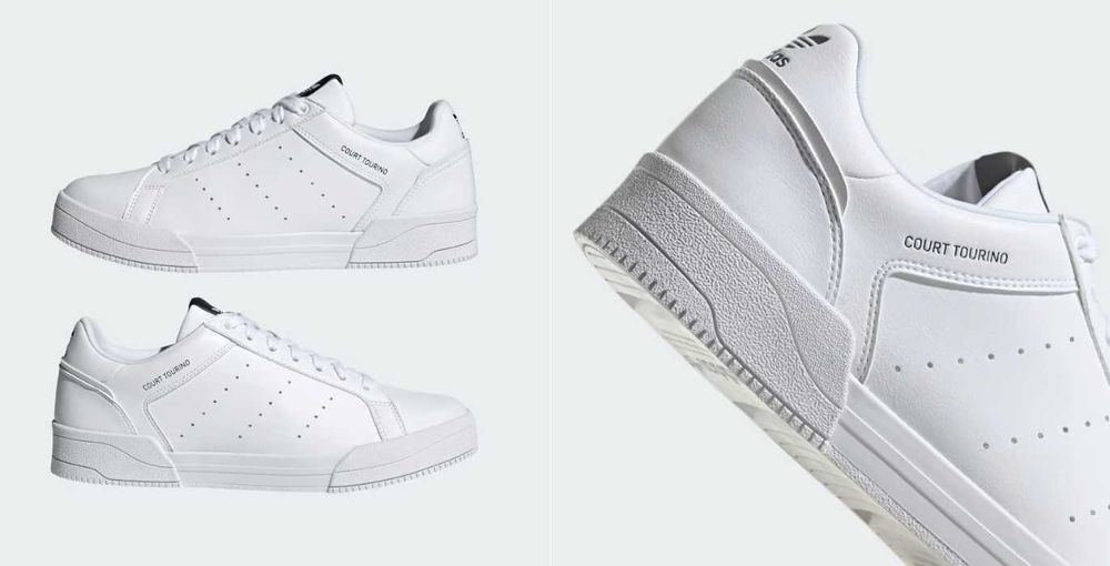 Оригинални кожени кецове * ADIDAS COURT TORINO * EU40 -48