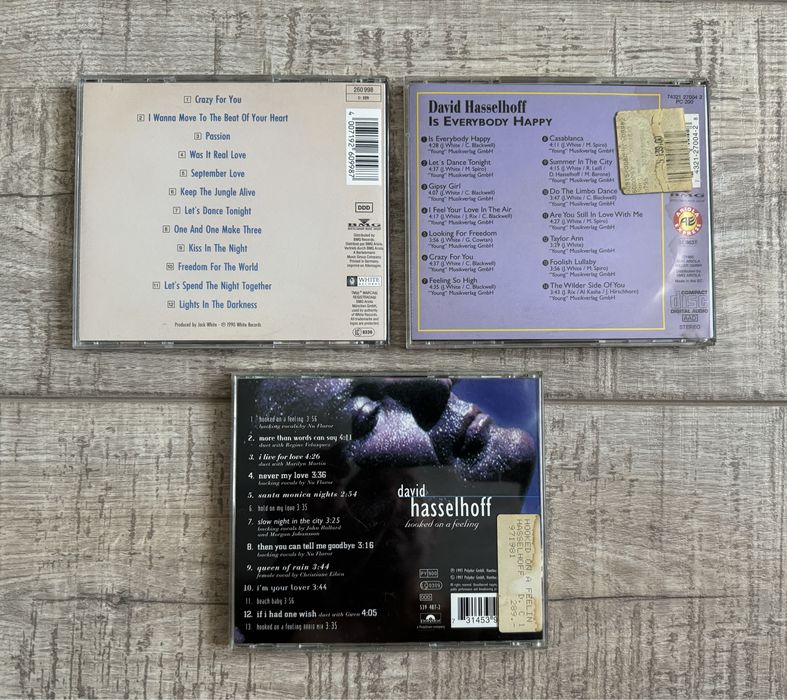 Lot 9 cd-uri originale David Hasselhoff