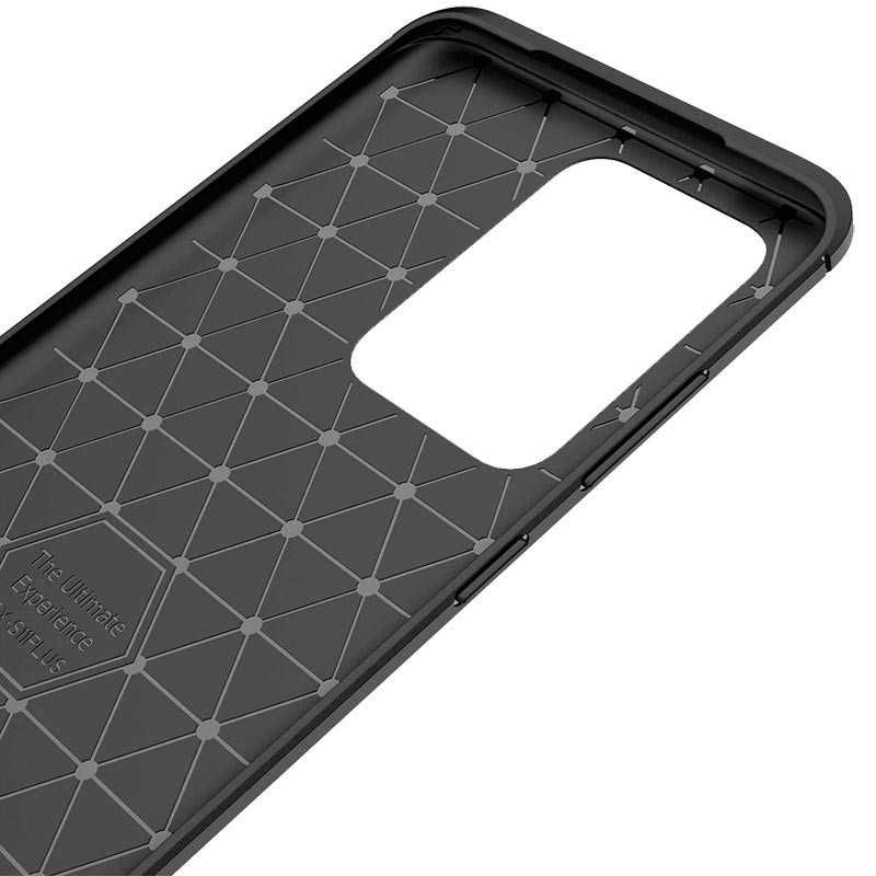 Карбонов Силиконов Кейс за Samsung Galaxy S22/S21/S20/Plus/Ultra/Note