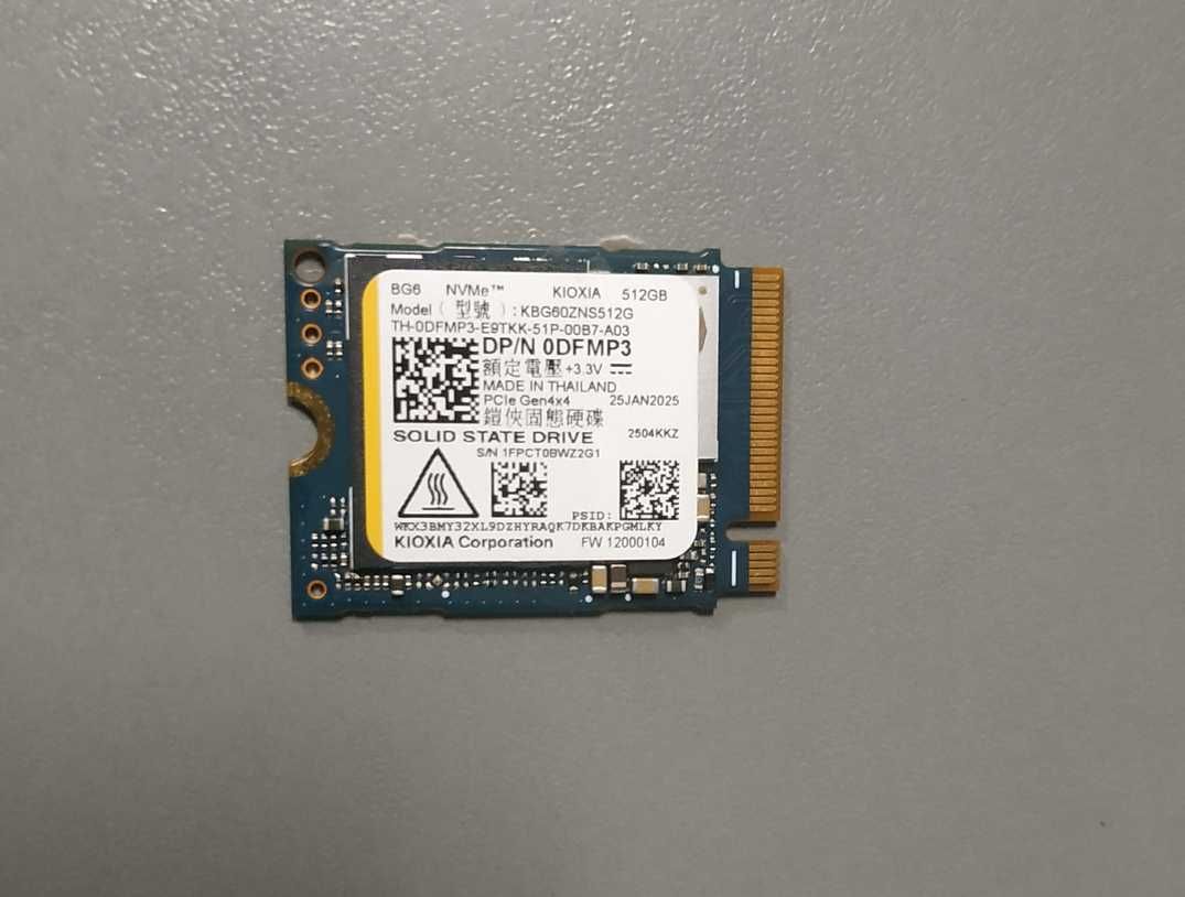 SSD NVME диск KIOXIA(Toshiba) BG6 512GB M.2 TLC  Gen4x4 Гаранция