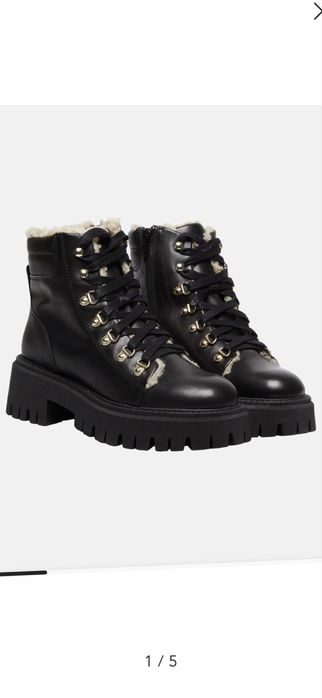 Нови!!! Боти естествена кожа 36 номер Lamica