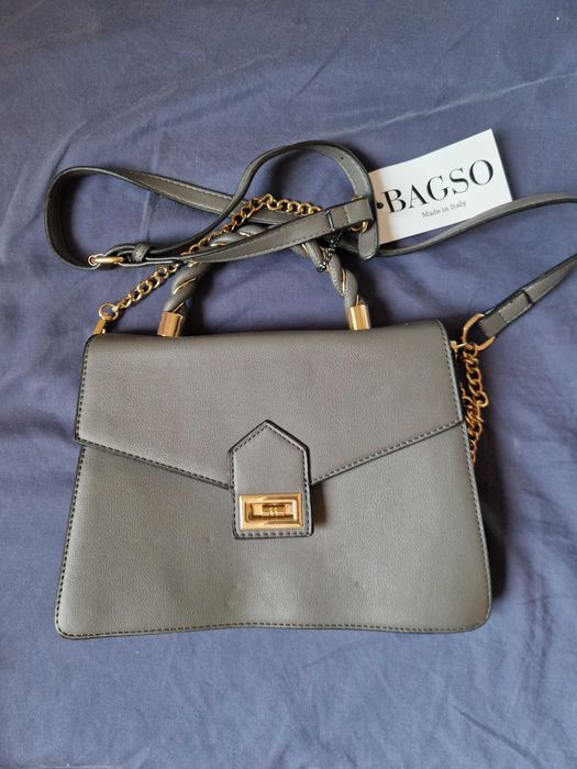 ПРОМОЦИЯ! Бутикова сива дамска чанта