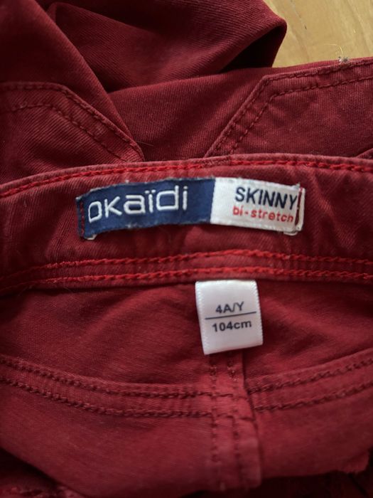Дънки Okaidi неносени тип skinny 104 см