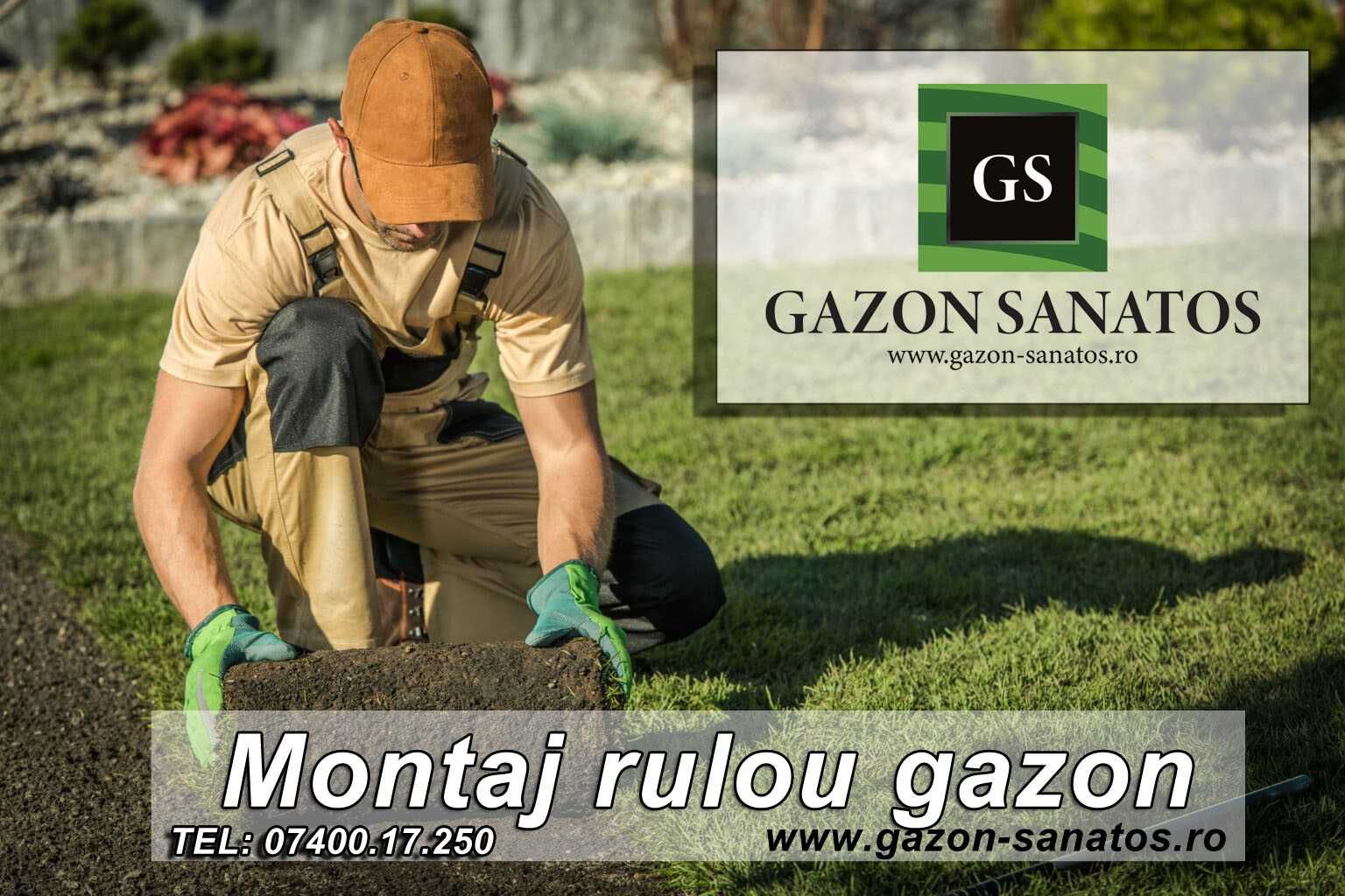 Montare si Vanzare Rulou de Gazon Natural, Arad si Timisoara