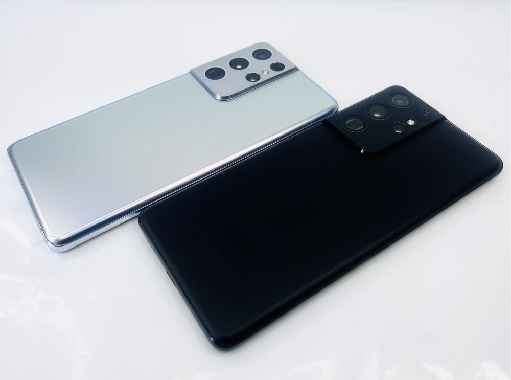 Samsung Galaxy S21 Ultra 5G 128GB Black / Silver Перфектен! Гаранция!