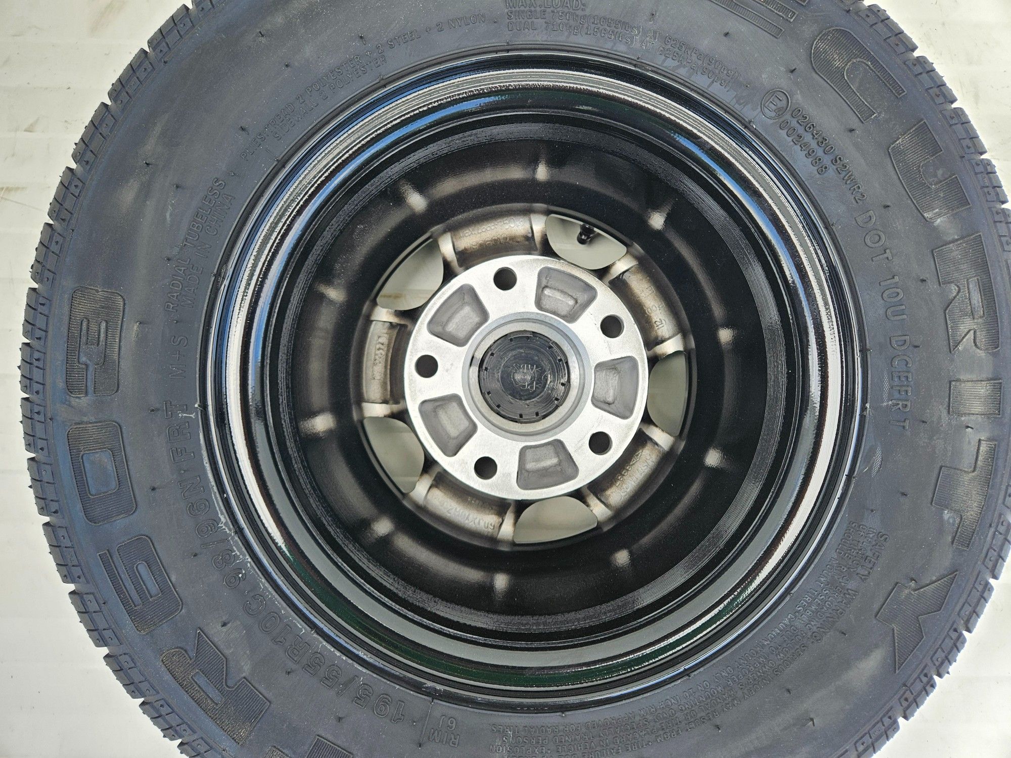 Roata completa 195/55 R10C, Anvelopa Security, Janta aliaj 6Jx10 ET-4